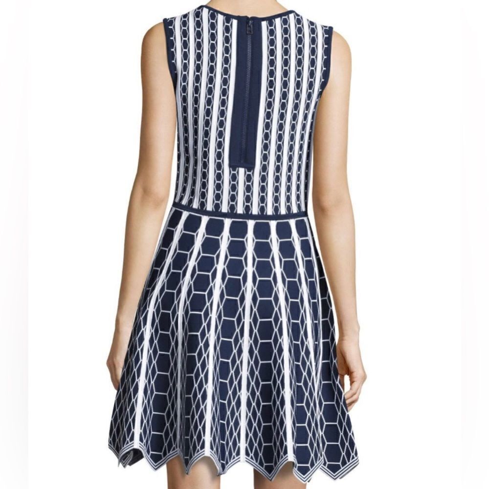 Pink Tartan A Line dress size large - Picture 3 of 8